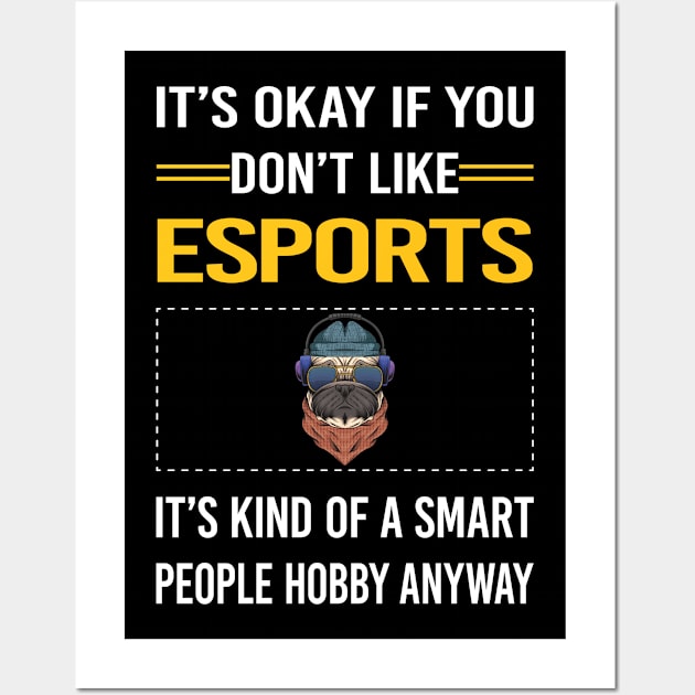 Funny Smart People Esports Wall Art by Happy Life